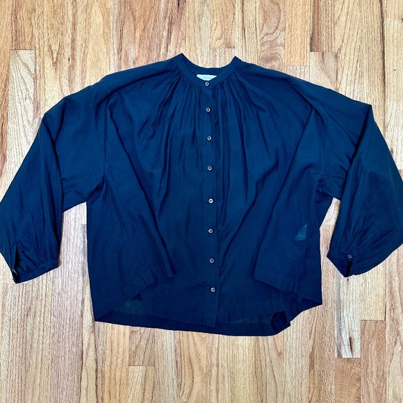 Doen Black Jane Blouse XXS - Picture 3 of 5